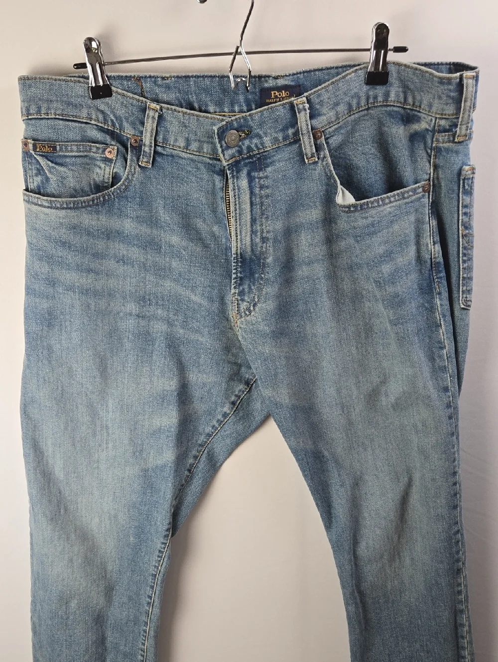 Polo Ralph Lauren Men's Light Denim Relaxed Fit Jeans Sz 38x32